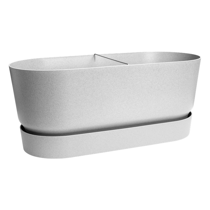 greenville pflanzgefäß 80cm rollen living beton